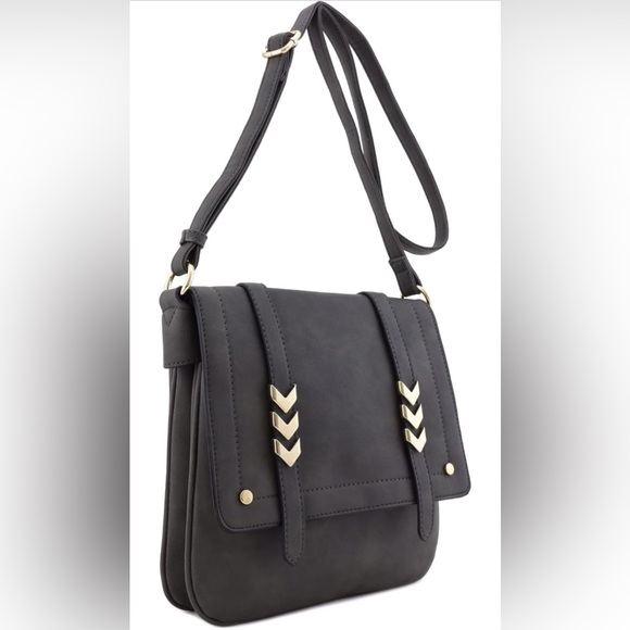 Handbags - ALYSSA Double Compartment Large Flapover Crossbody Bag